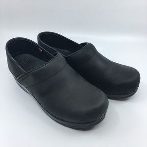 Sanita Black Clog Size 8